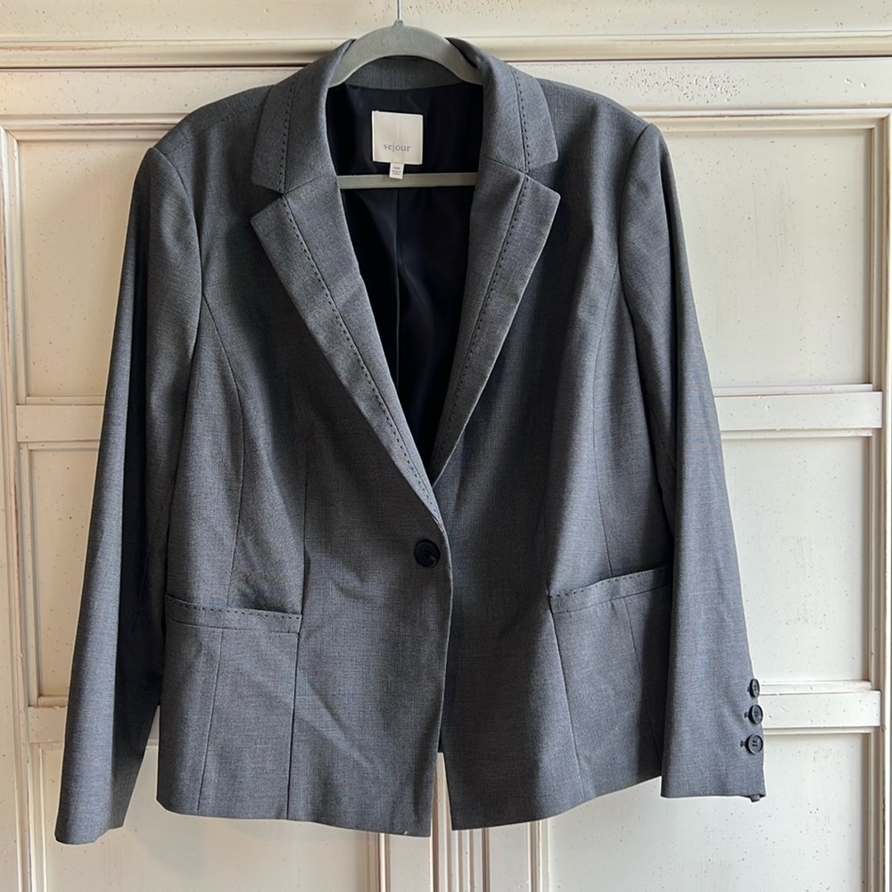 Sejour Gray Women's Blazer